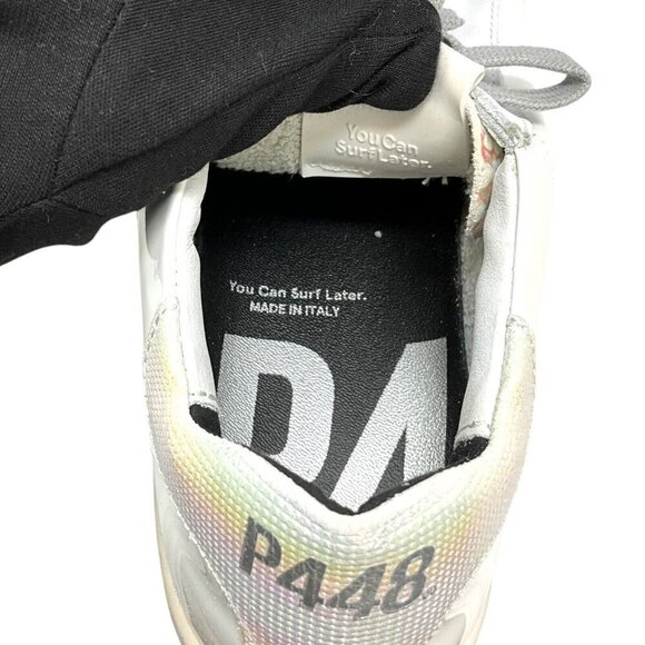 NIB P448 Thea Sneakers Unicorn US Size 8.5 EUR 39 Platform Low Top Leather Italy - Picture 13 of 15